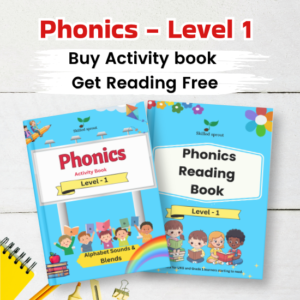 Complete Phonics Level 1 Bundle (Activity Book + FREE Reading Book)