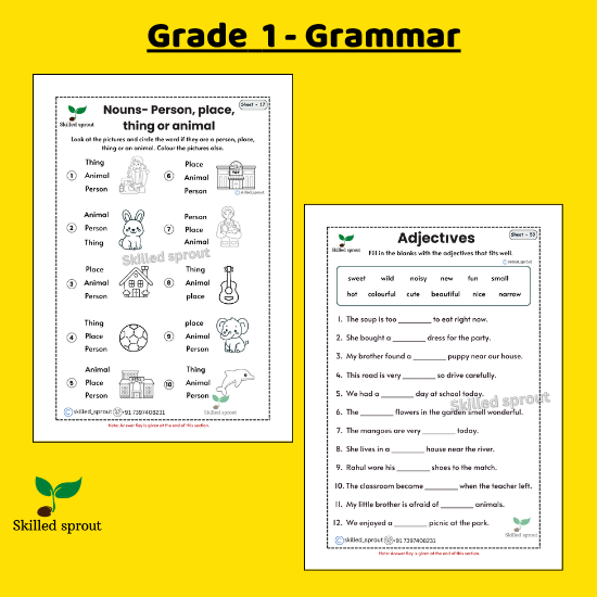 Grade 1 Grammar - Image 3