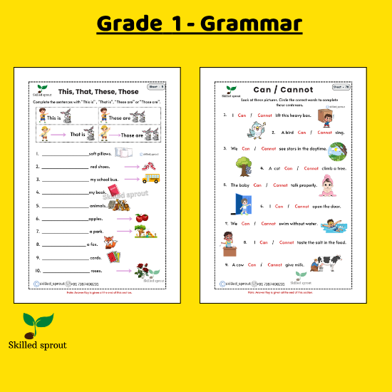 Grade 1 Grammar - Image 2