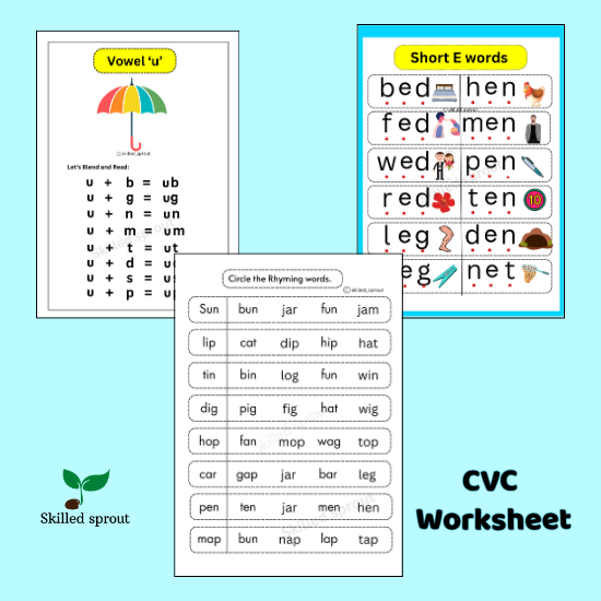 Phonics CVC Worksheets - Image 5