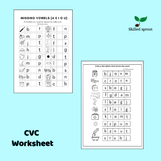 Phonics CVC Worksheets - Image 4
