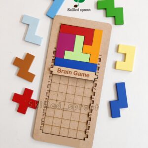 Katamino Wooden Block Puzzle – Brain Teaser